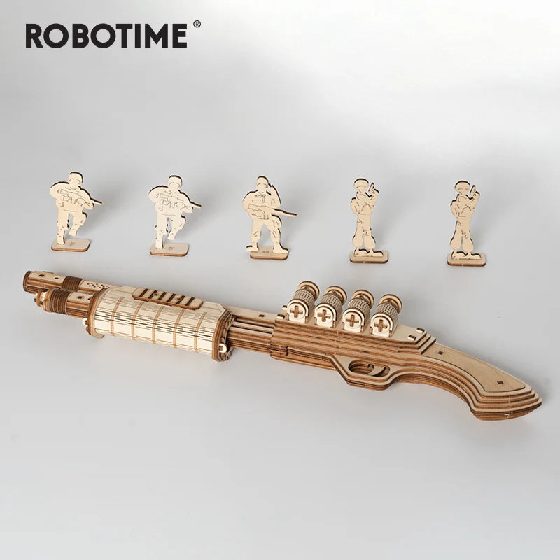 176pcs DIY 3D Wooden Airship Puzzle Game Popular Toy Gift for Children Friend TG407