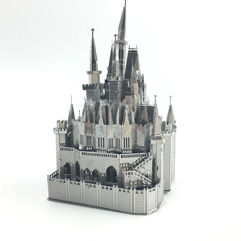 3D Metal model kit Cinderella Castle Building Model DIY 3D