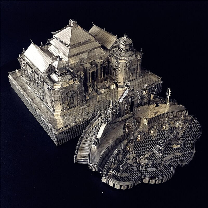 3D Metal puzzle Model Kits Dashuifa of Old Summer Palace DIY Assemble Puzzle Laser Cut
