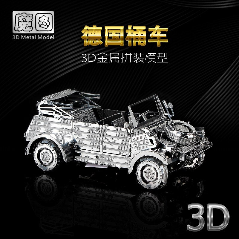 3D Metal model kit W82 Kubelwagen vehicle Model DIY 3D