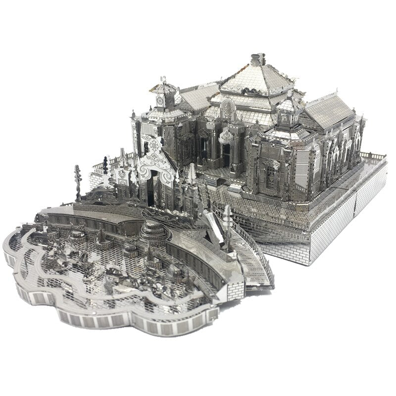 3D Metal puzzle Model Kits Dashuifa of Old Summer Palace DIY Assemble Puzzle Laser Cut