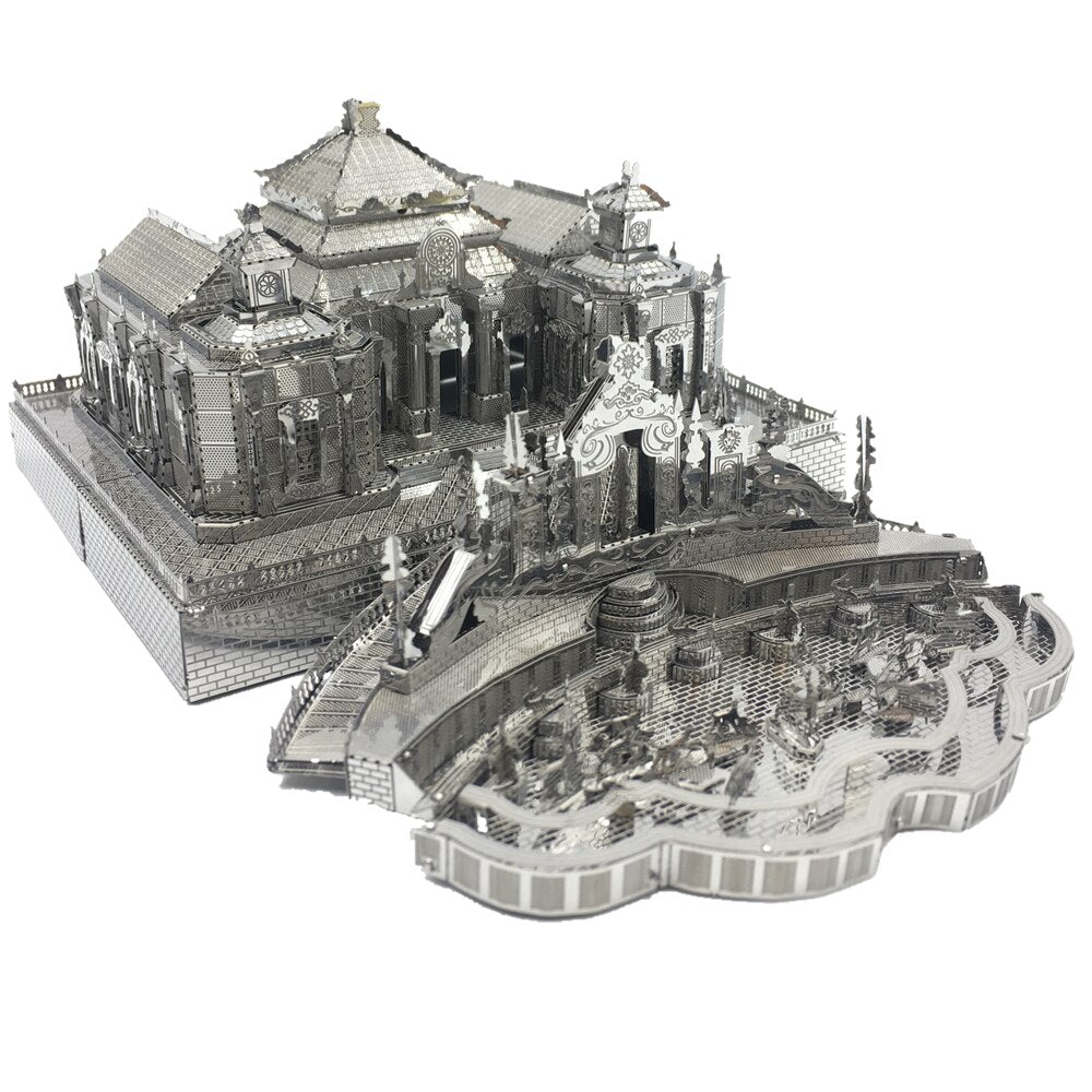 3D Metal puzzle Model Kits Dashuifa of Old Summer Palace DIY Assemble Puzzle Laser Cut