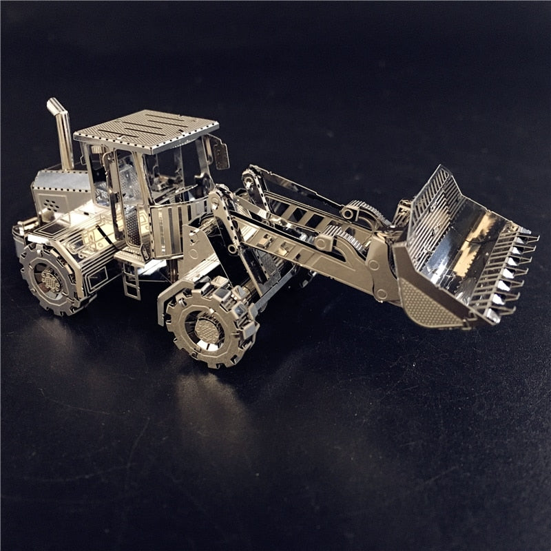 3D Metal puzzle model kit Bulldozer vehicle Model DIY 3D