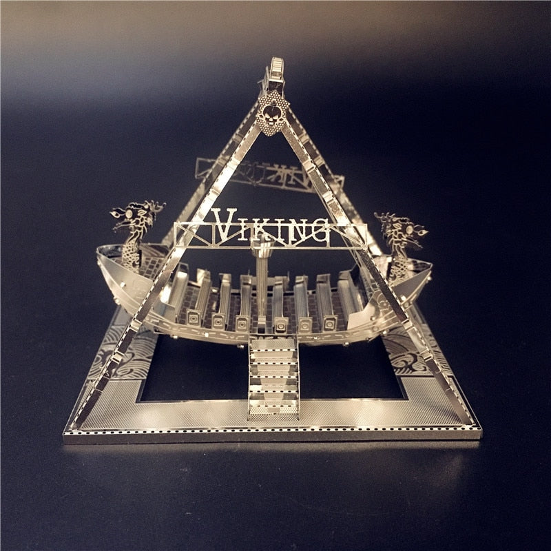 3D Metal model kit Viking ship Model DIY 3D Originality