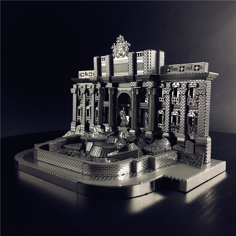 3D Metal model kit Trevi Fountain Building Model DIY 3D