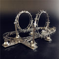 3D Metal Assembly Model ROLLER COASTER Amusement Facilities Puzzle Originality Collection Playground toys gift