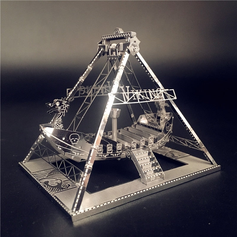 3D Metal model kit Viking ship Model DIY 3D Originality