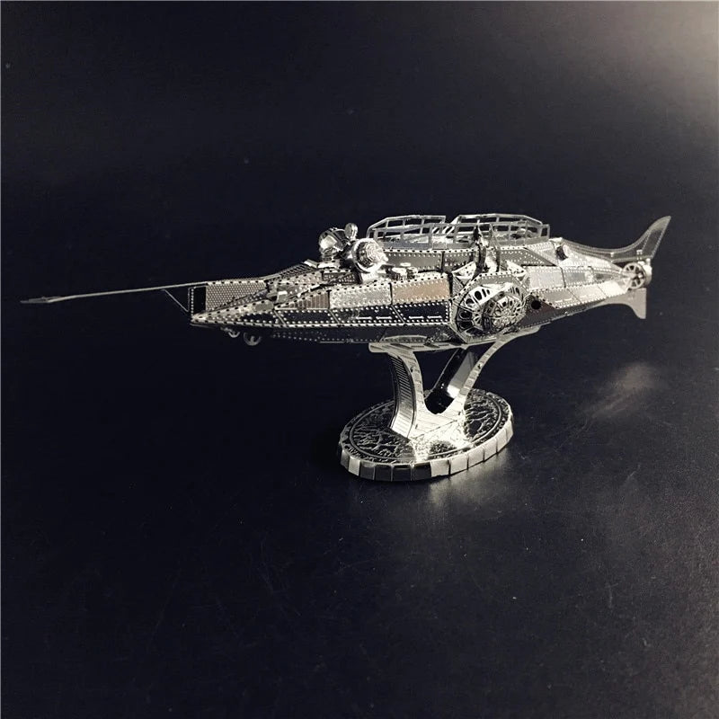 3D Metal model kit 1:600 USS Nautilus Submarine Model DIY 3D