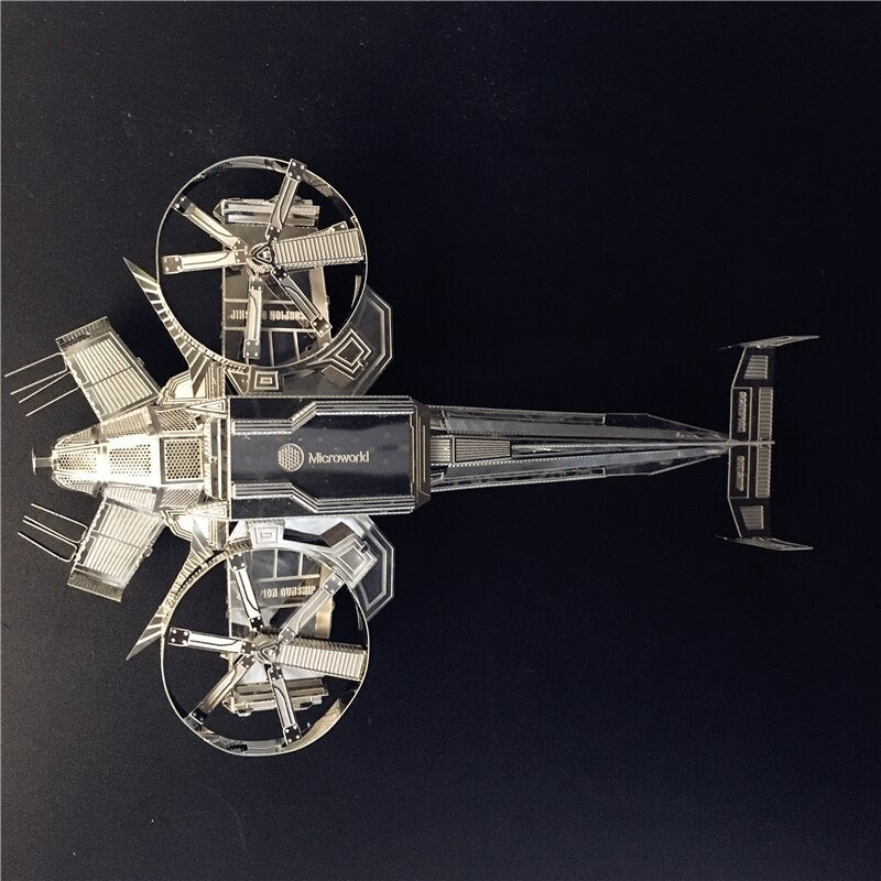 3D metal Puzzle Avatar Scorpion helicopter model DIY laser cutting