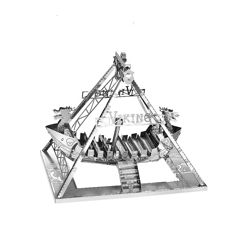3D Metal model kit Viking ship Model DIY 3D Originality